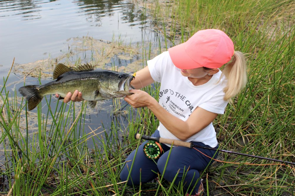 Fly Fishing For Largemouth Bass: How To Start - SheFishes2